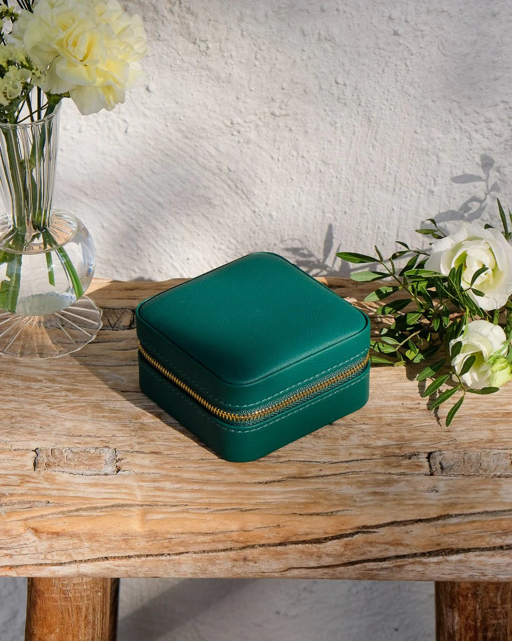 Jewelry Travel Box Corinne - Green - علبة مجوهرات