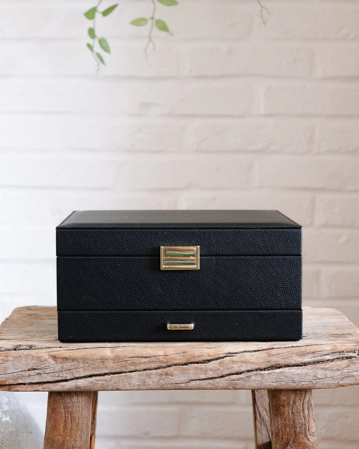 Jewelry Box Denise - Black - علبة مجوهرات