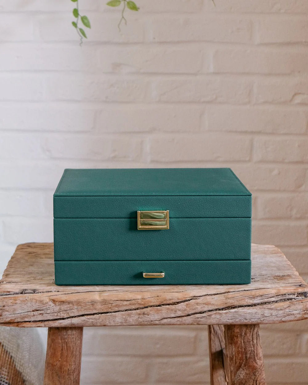 Jewelry Box Denise - Green - علبة مجوهرات
