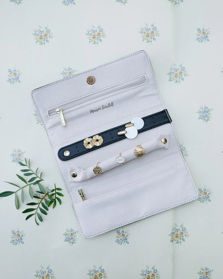 Jewelry Pouch Catherine - Black -  علبة مجوهرات