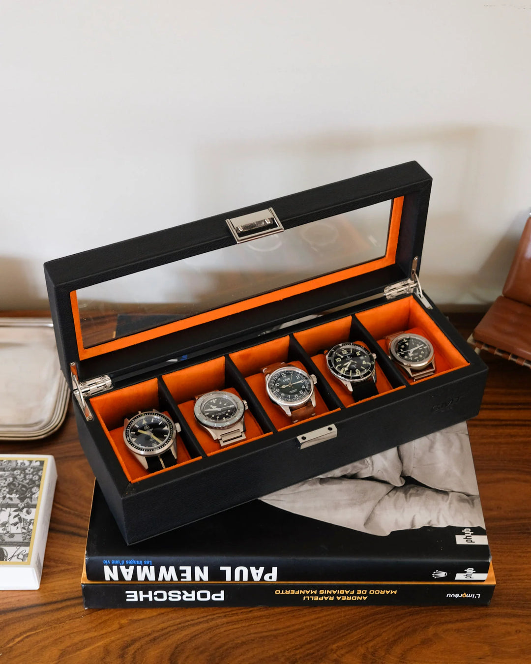 Watch Box Jean - Black - علبة مجوهرات