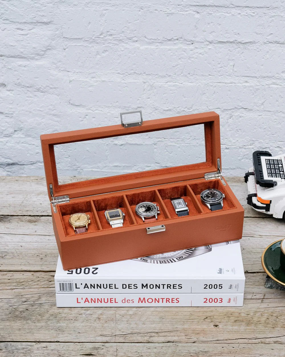 Watch Box Jean - Camel - علبة مجوهرات