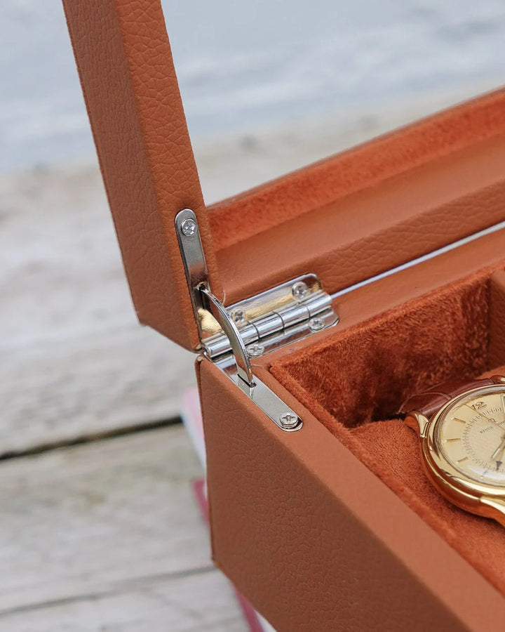 Watch Box Jean - Camel - علبة مجوهرات