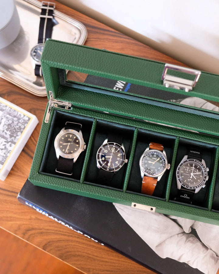 Watch Box Jean - Green - علبة مجوهرات