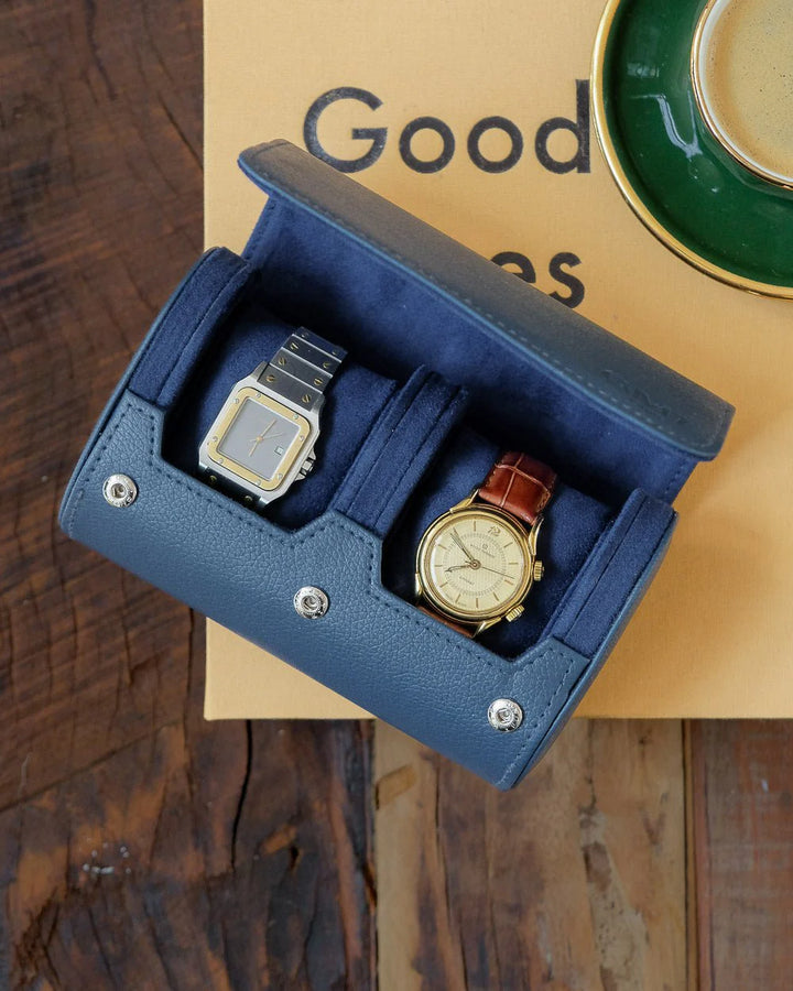 Watch Travel Box James - Navy - علبة مجوهرات
