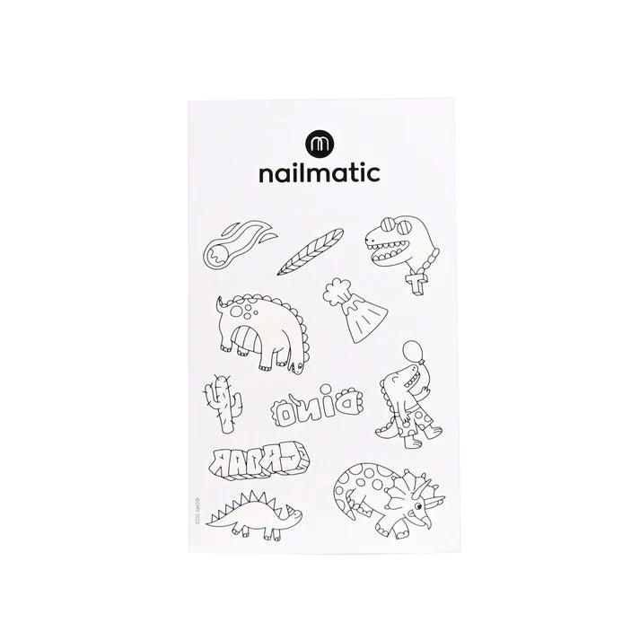 Coloring Tattoo Board Dinosaurs - اكسسوارات التجميل