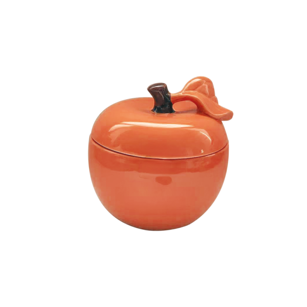 Dolomite Apple Decorative Box - Orange - ديكور المنزل