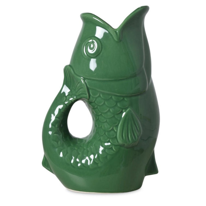 Ceramic Fish Pitcher - Green - ديكور المنزل