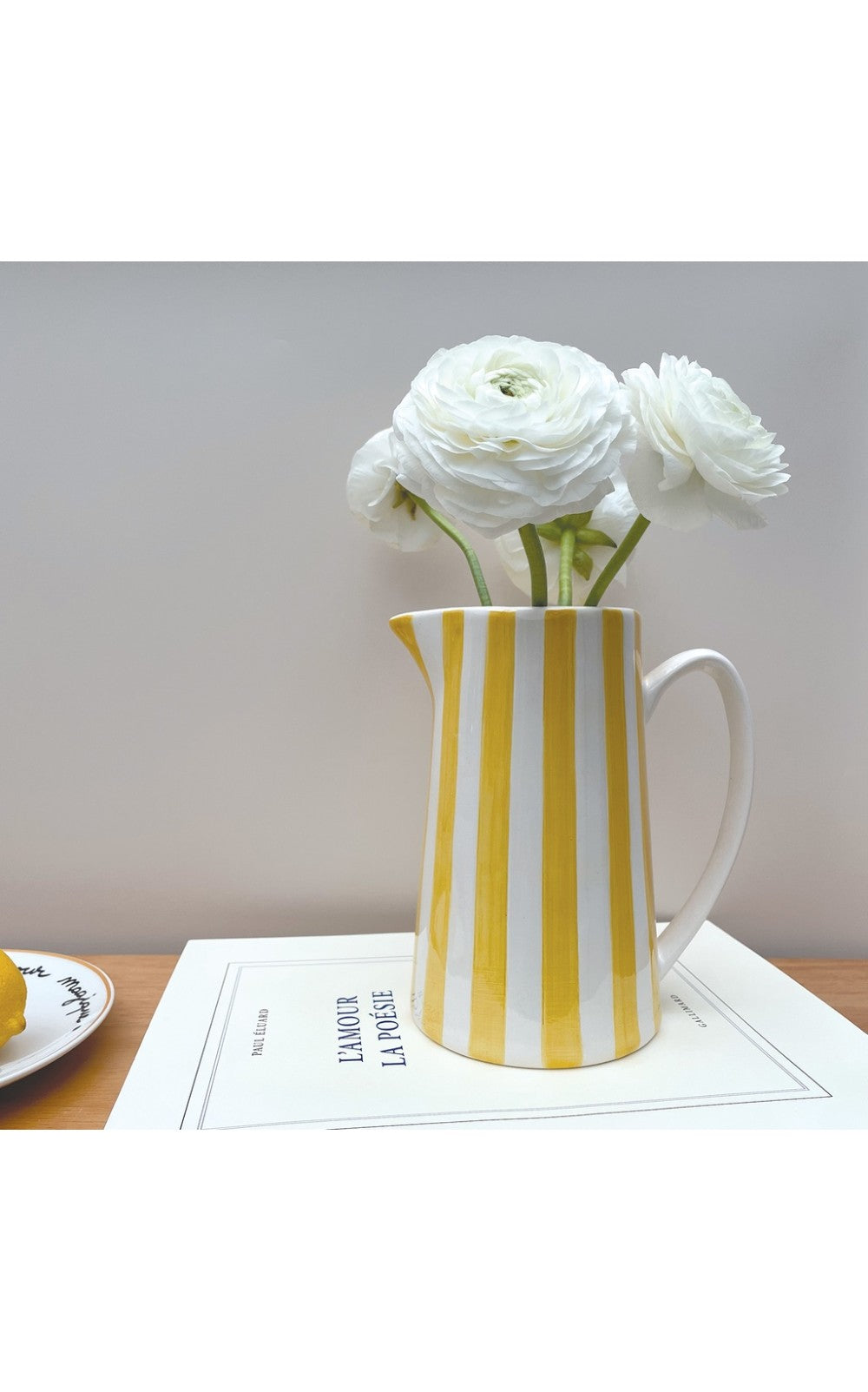 Ceramic Pitcher - Saffron - ديكور المنزل
