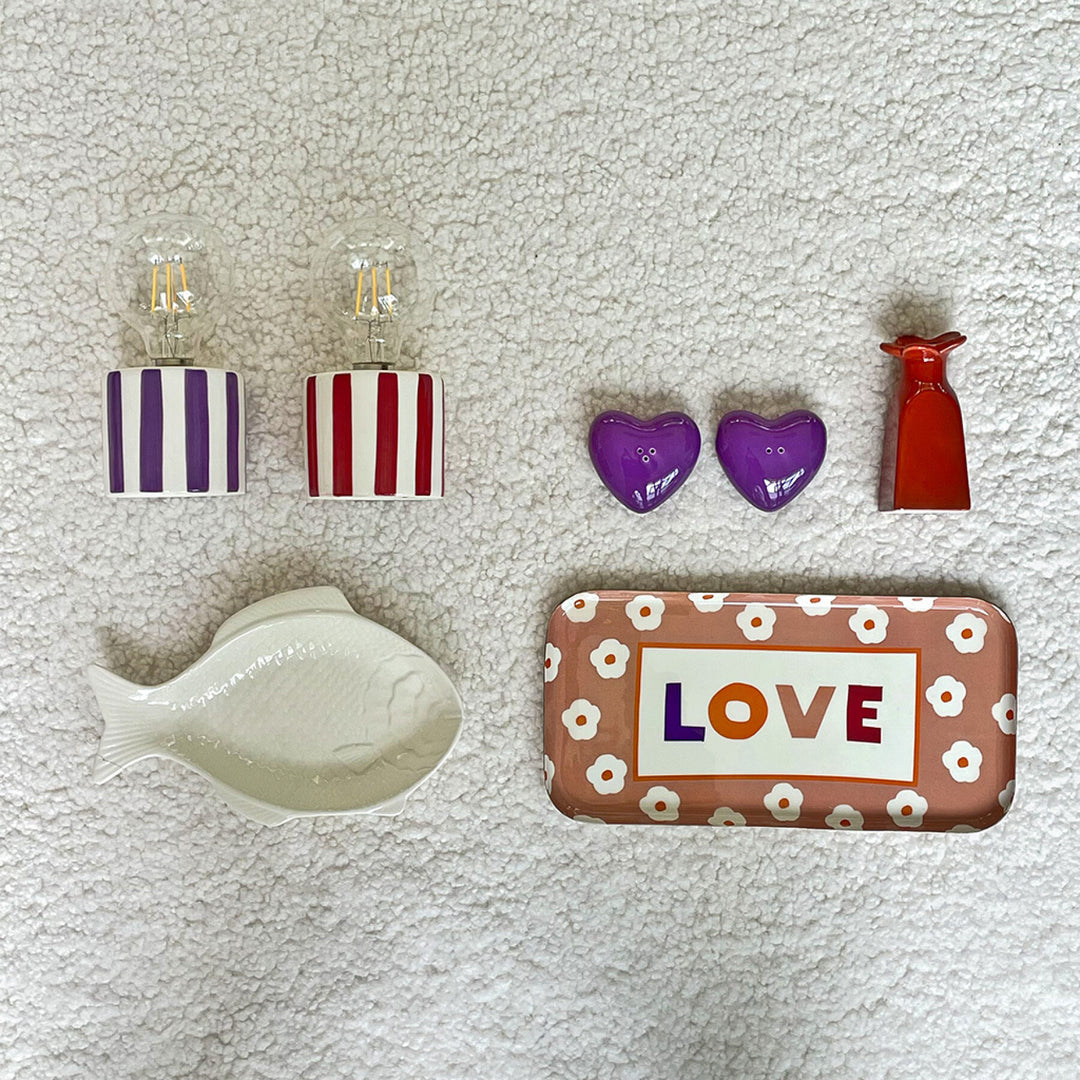 Rectangle Tray - Love - صينية