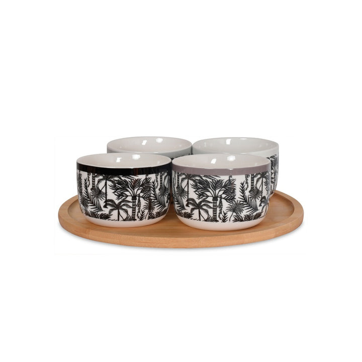 Set Of 4 Bowls - Palm Grove  - صَحن