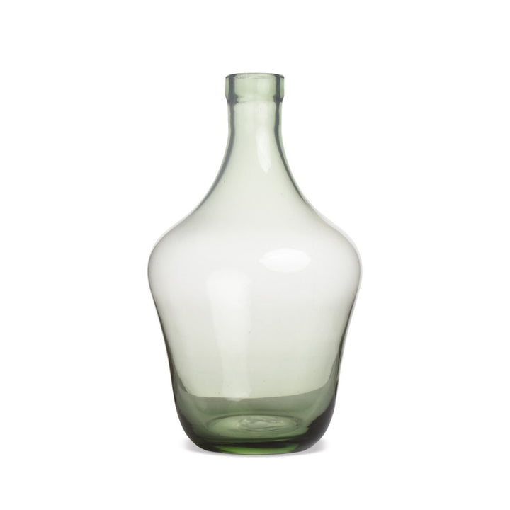 Vase Bamboo & Straw - Green Jar - ديكور المنزل
