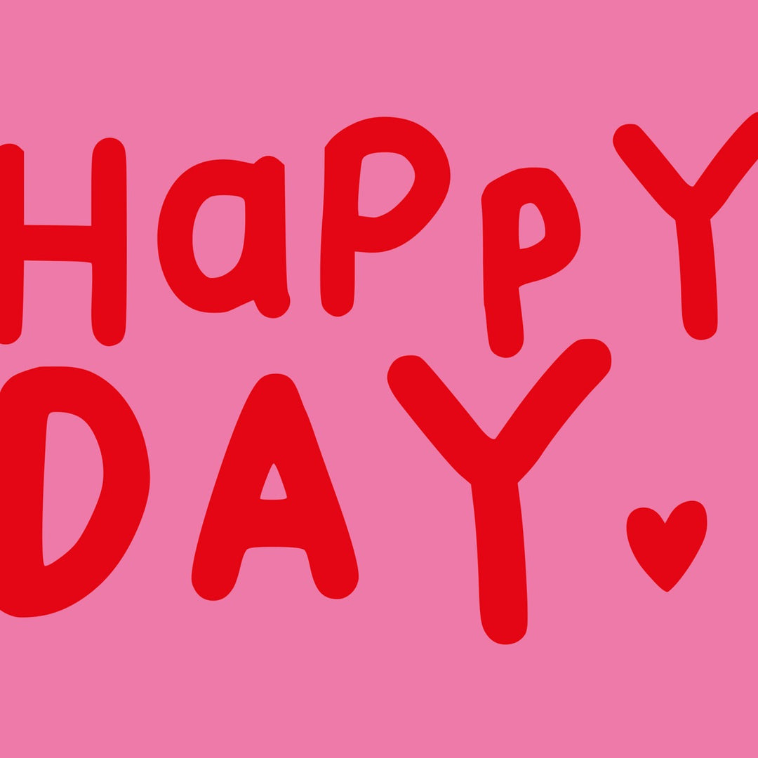 Paper Napkin - Happy Day  -  زخرفة