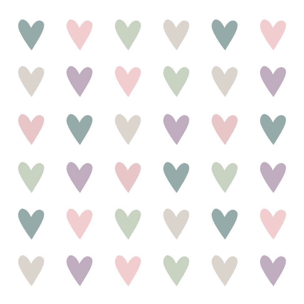 Paper Napkin - Heart -  زخرفة