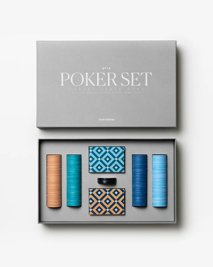 Poker Set - Classic Grey -  ألعاب الطاولة