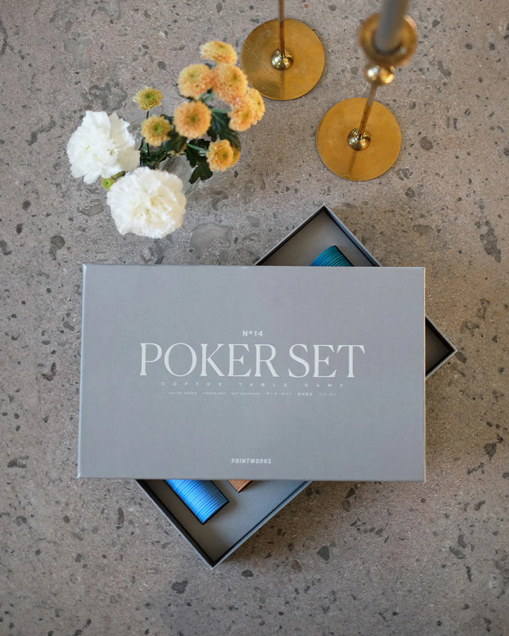 Poker Set - Classic Grey -  ألعاب الطاولة