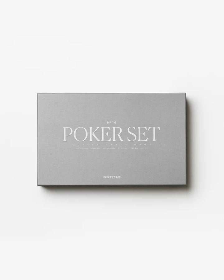 Poker Set - Classic Grey -  ألعاب الطاولة