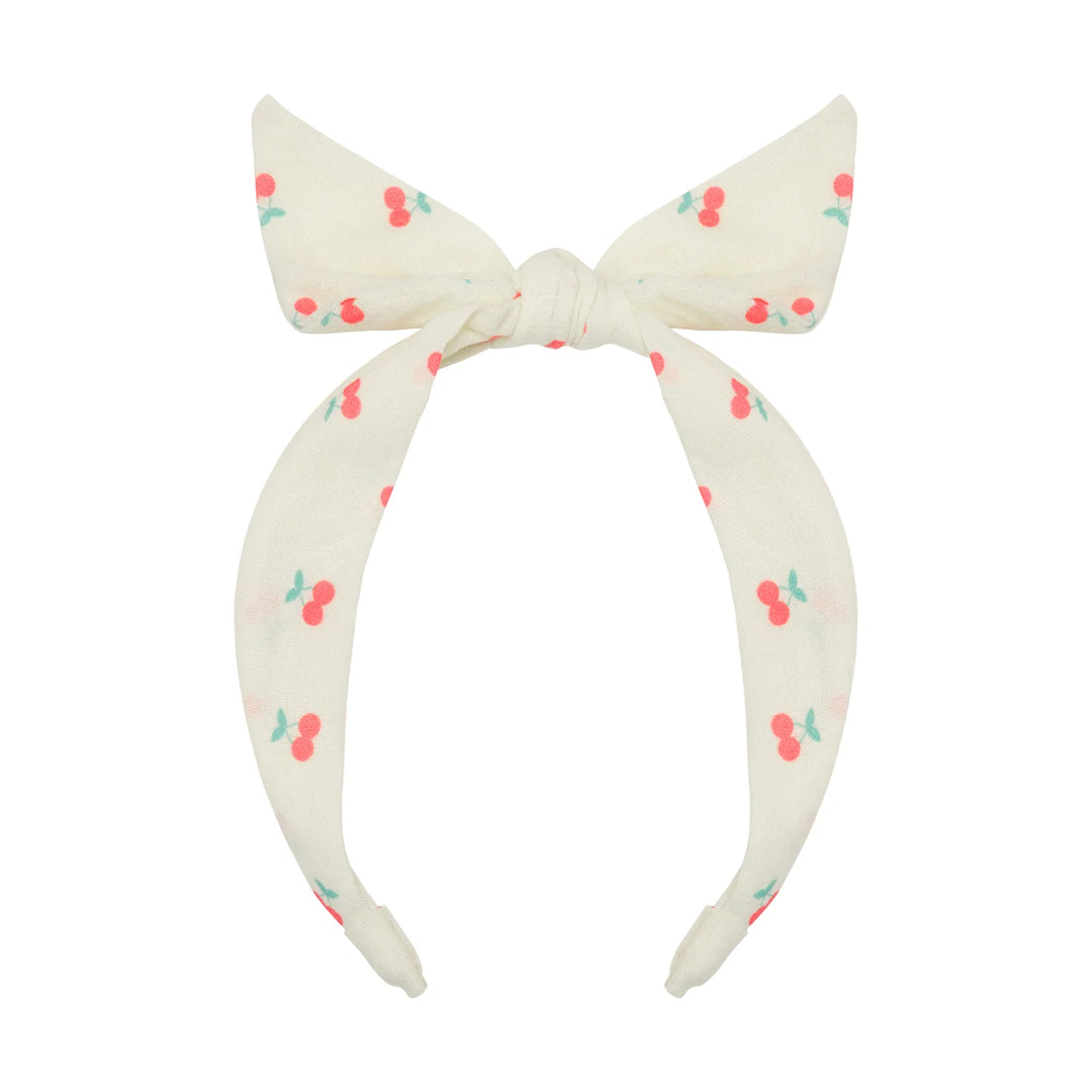 Cherry Tie Headband - مستلزمات