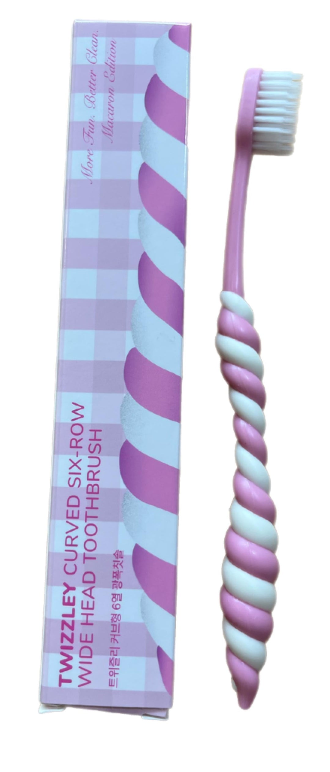 Toothbrush Curved - Macaron Edition - Pink - فرشاة أسنان