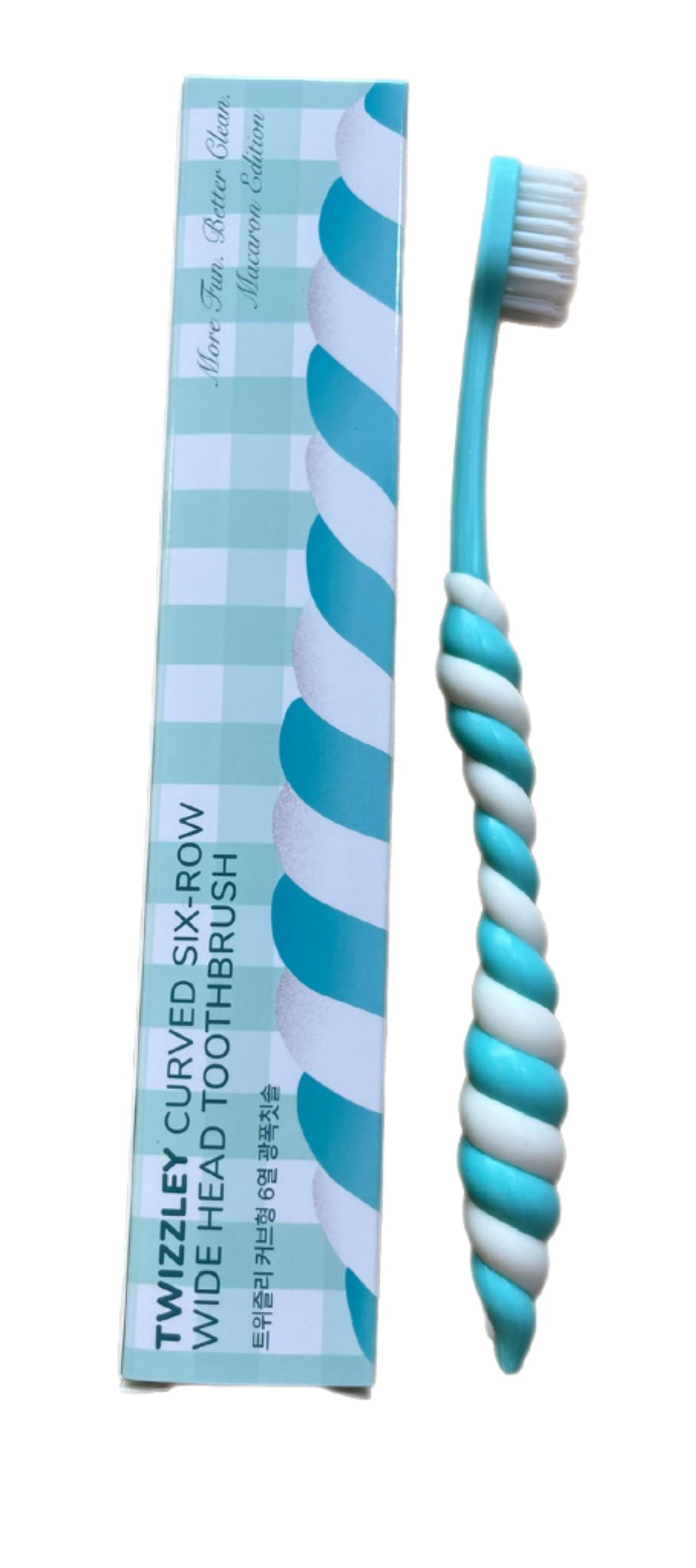 Toothbrush Curved - Macaron Edition - Aqua - فرشاة أسنان