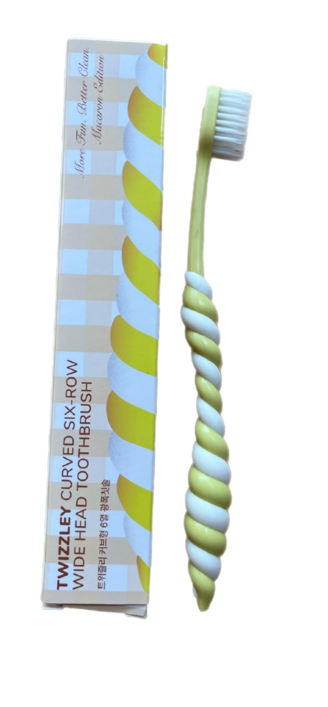 Toothbrush Curved - Macaron Edition - Yellow - فرشاة أسنان