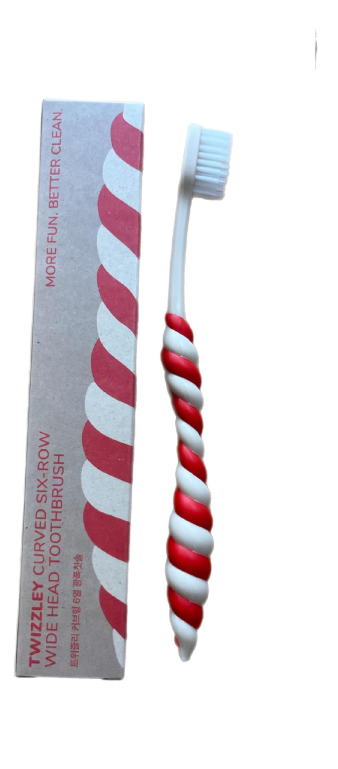 Toothbrush Curved - Crayon Edition - Red - فرشاة أسنان