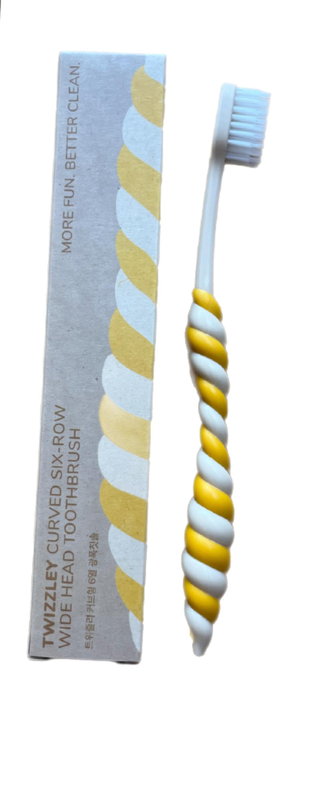 Toothbrush Curved - Crayon Edition - Yellow فرشاة أسنان