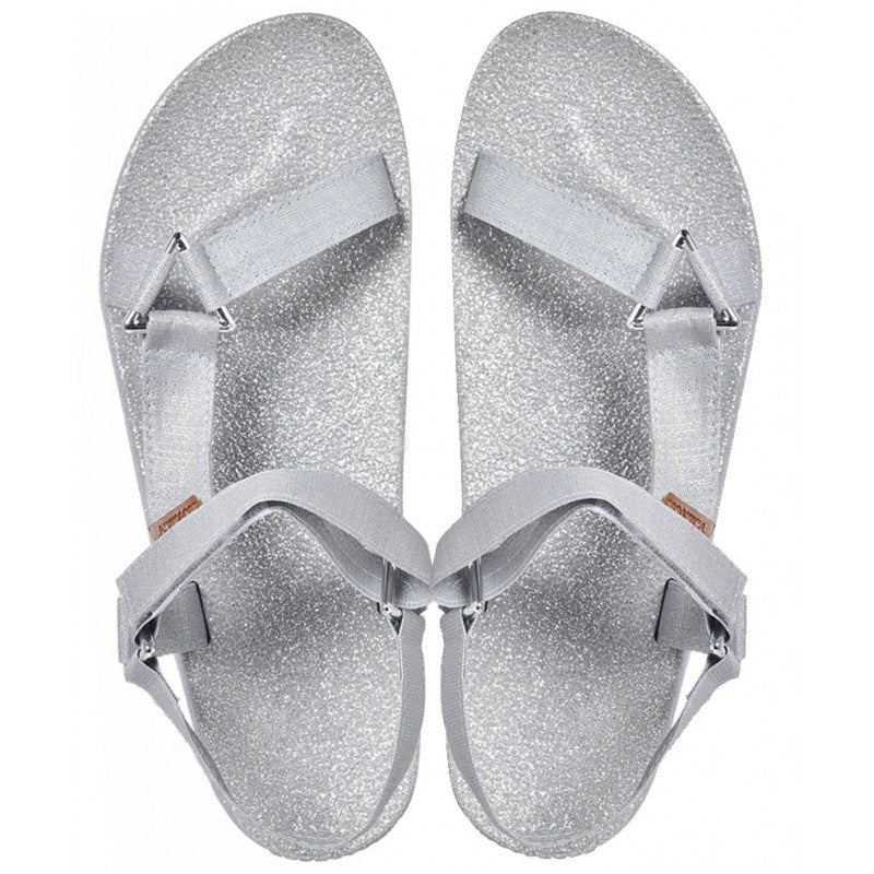 Manaus Glitter Silver - Woman - أحذية