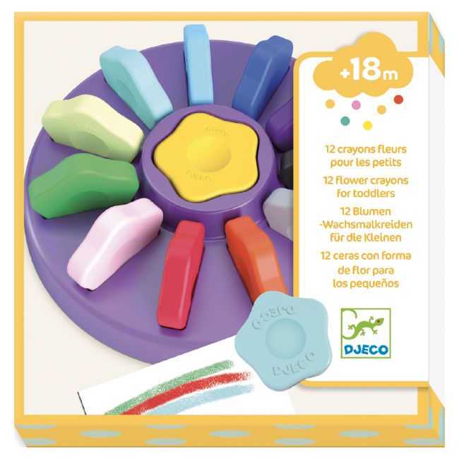 Crayons flowers 12 - ألعاب الأطفال