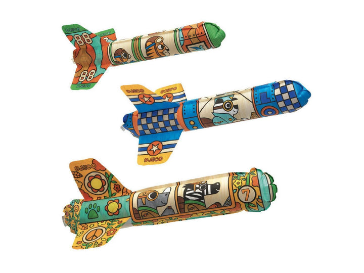 Do It Yourself - 3 Rocket Ships to Colour In - ألعاب الأطفال