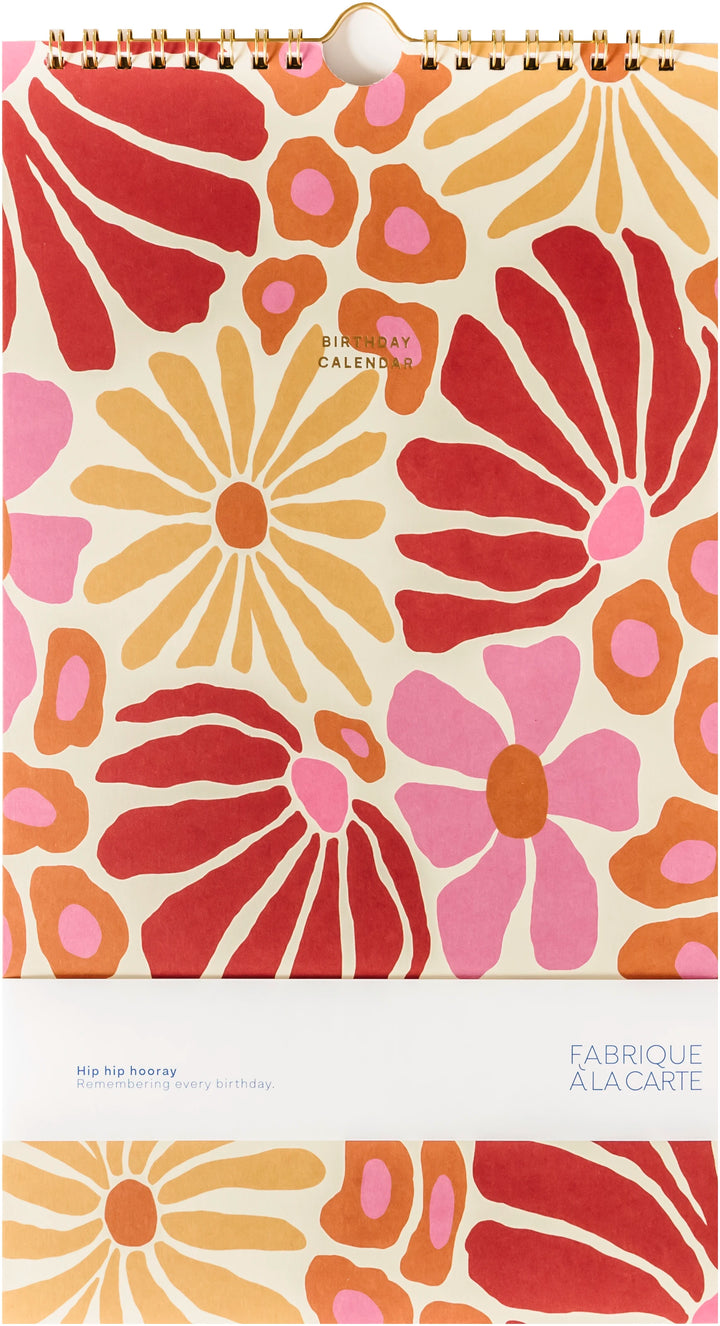 Birthday Calender - Flowers - القرطاسية