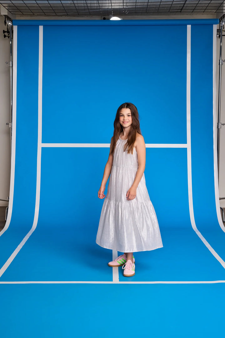 Dress Girl Chui Silver - ملابس