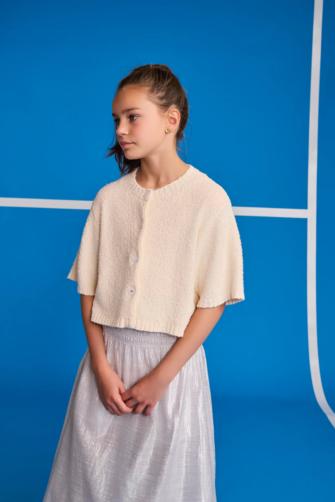 Skirt Girl Uhuru Silver - ملابس