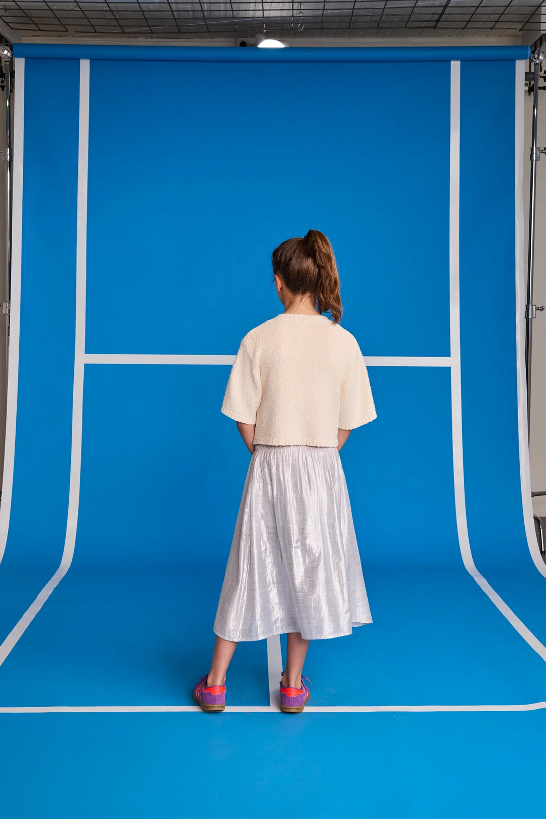 Skirt Girl Uhuru Silver - ملابس