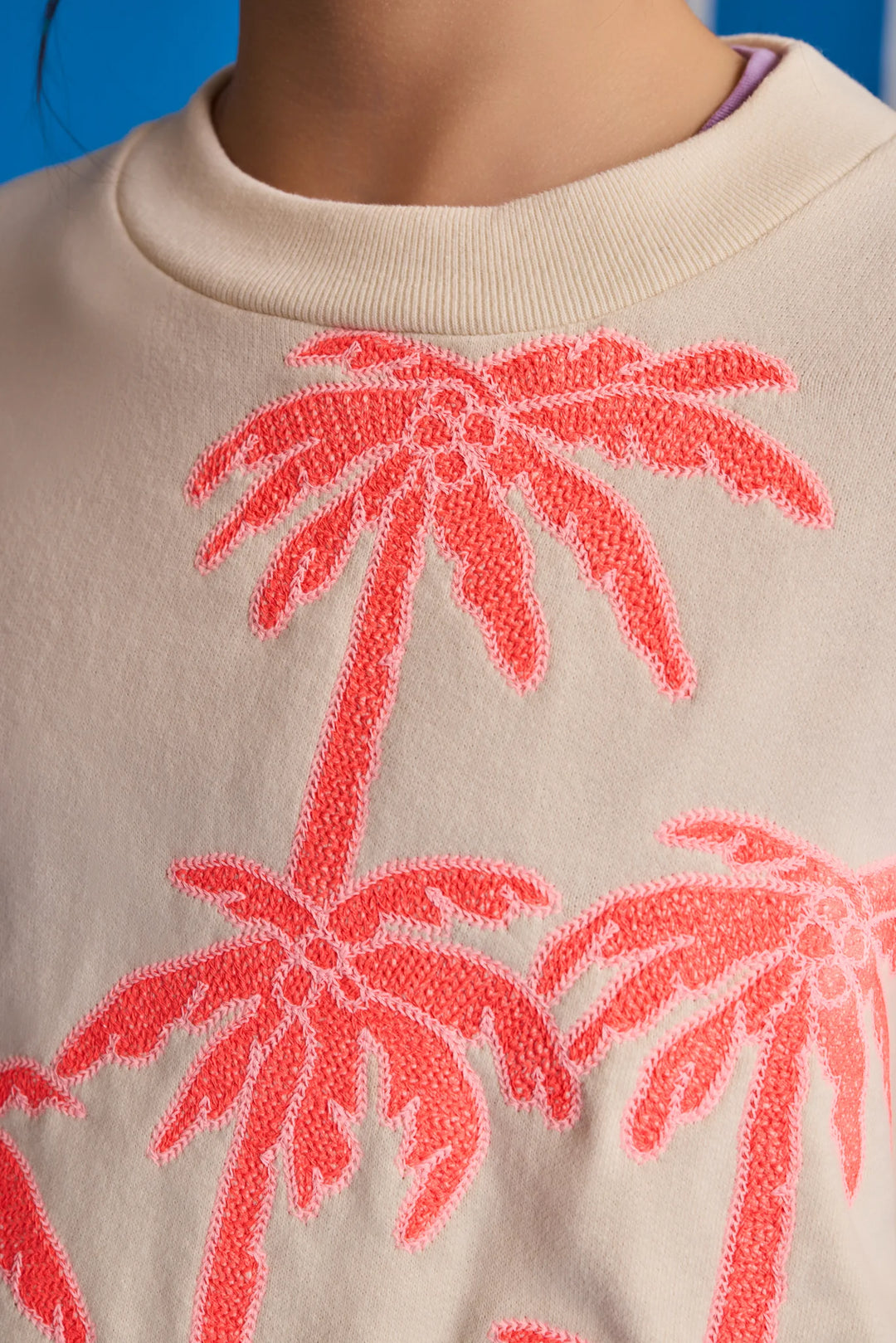 Sweatshirt Girl Violetta Coconut - ملابس