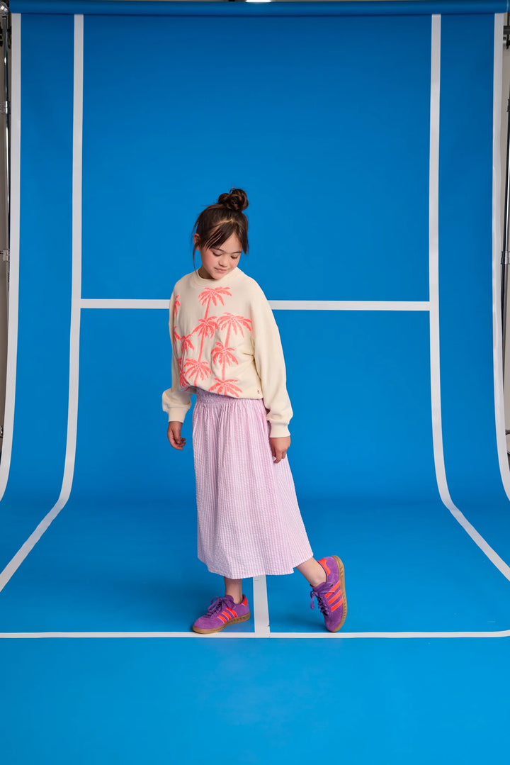 Sweatshirt Girl Violetta Coconut - ملابس