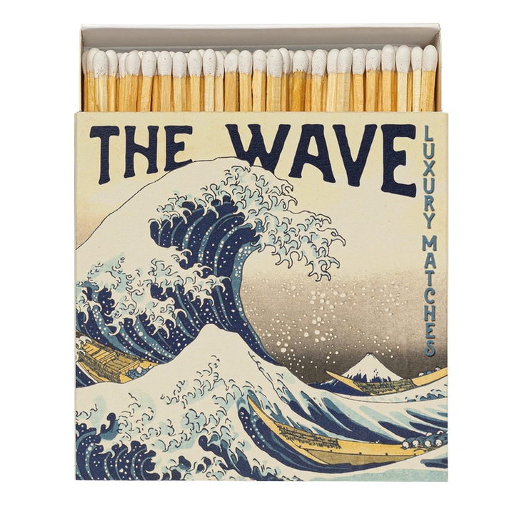 Square Matchbox - Hokusai Wave - عود ثقاب