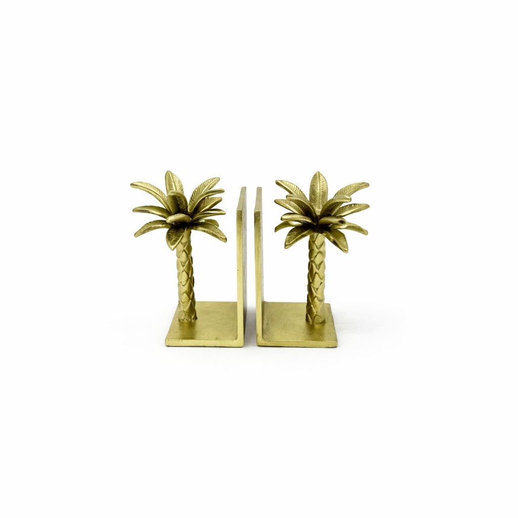 Palm tree bookend decorative home accessory