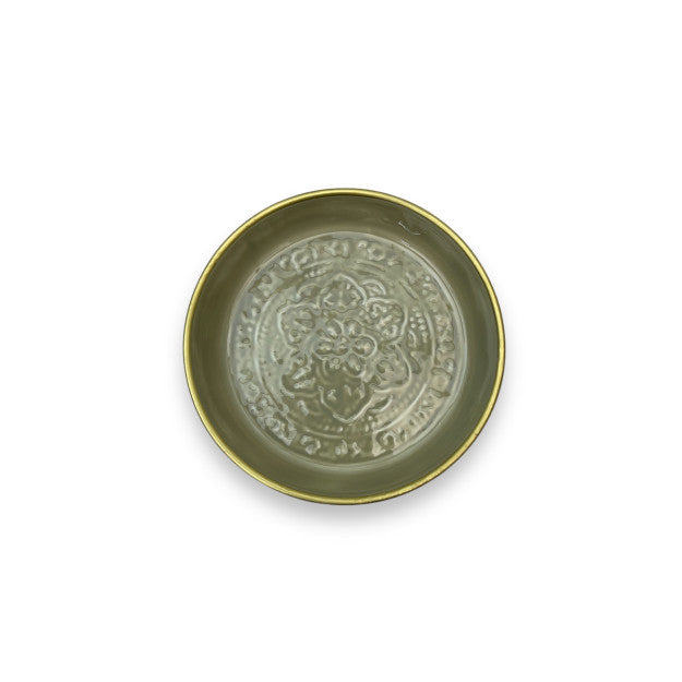 Round Metal Berbere Tray - صينية