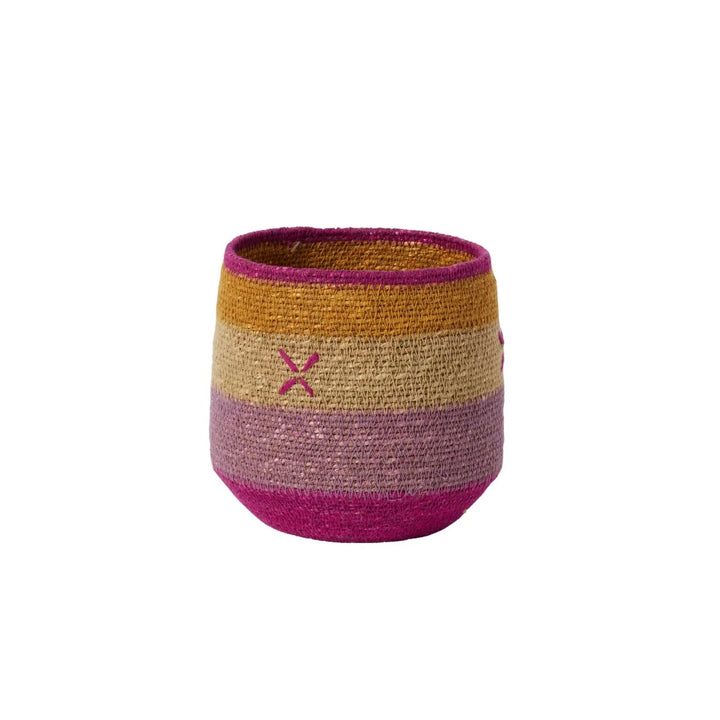 Bohemian Basket – Violine Squares   - شنطة