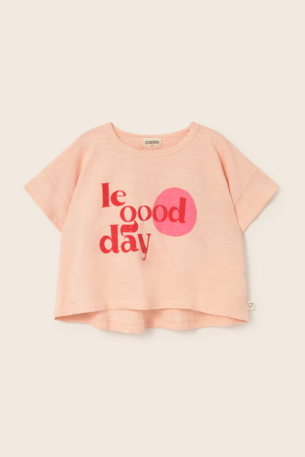 girls organic cotton t-shirt with printed graphic