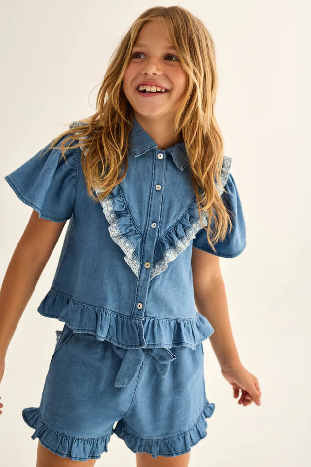 Short Girl Sienna Denim - ملابس