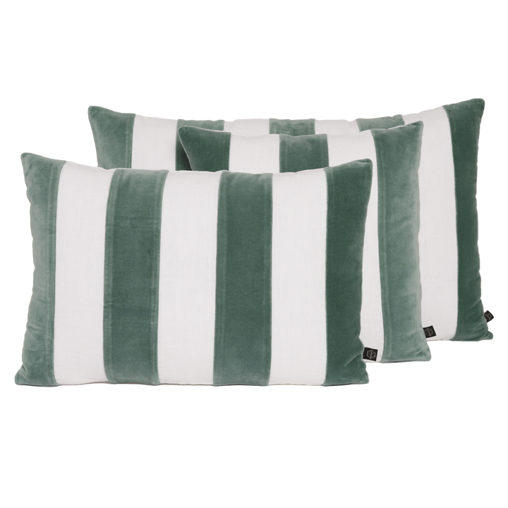 Perth Cushion Linen & Velvet - مُكَمِّلات