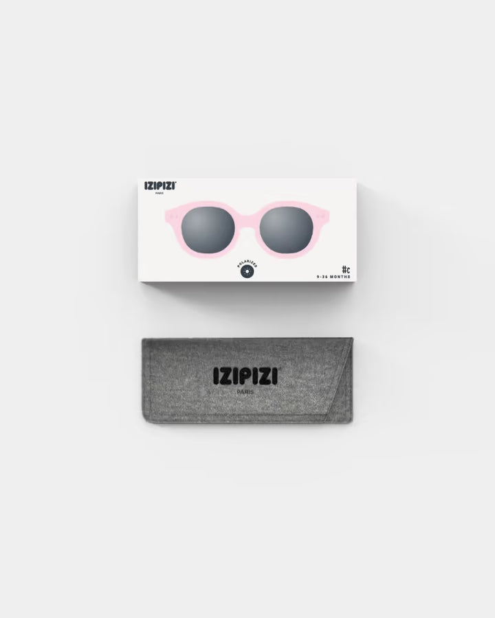 Sun Kids 0-9 months #C - Pastel Pink - نظارات