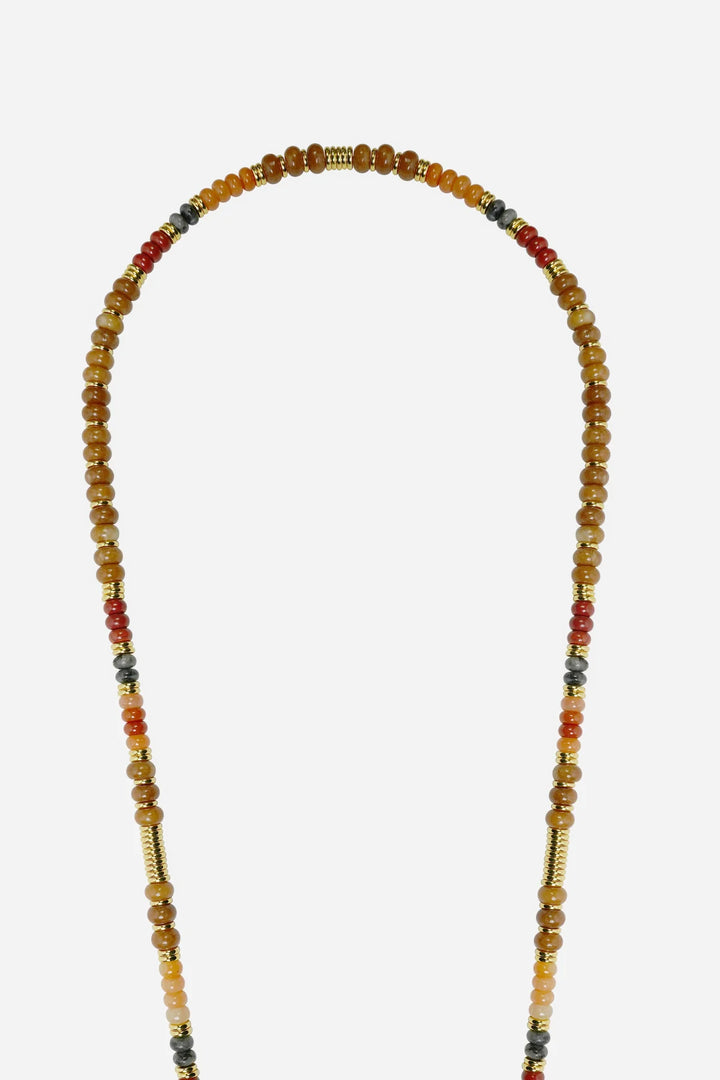 Semi Precious Stone Phone Chain 120cm - Helene - محول الهاتف