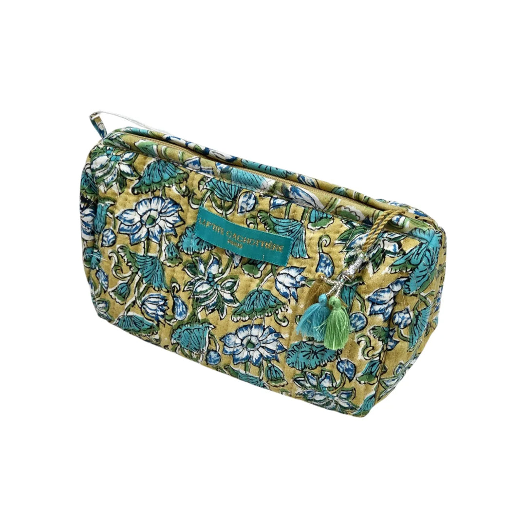 Wash Bag - Block Print - شنطة