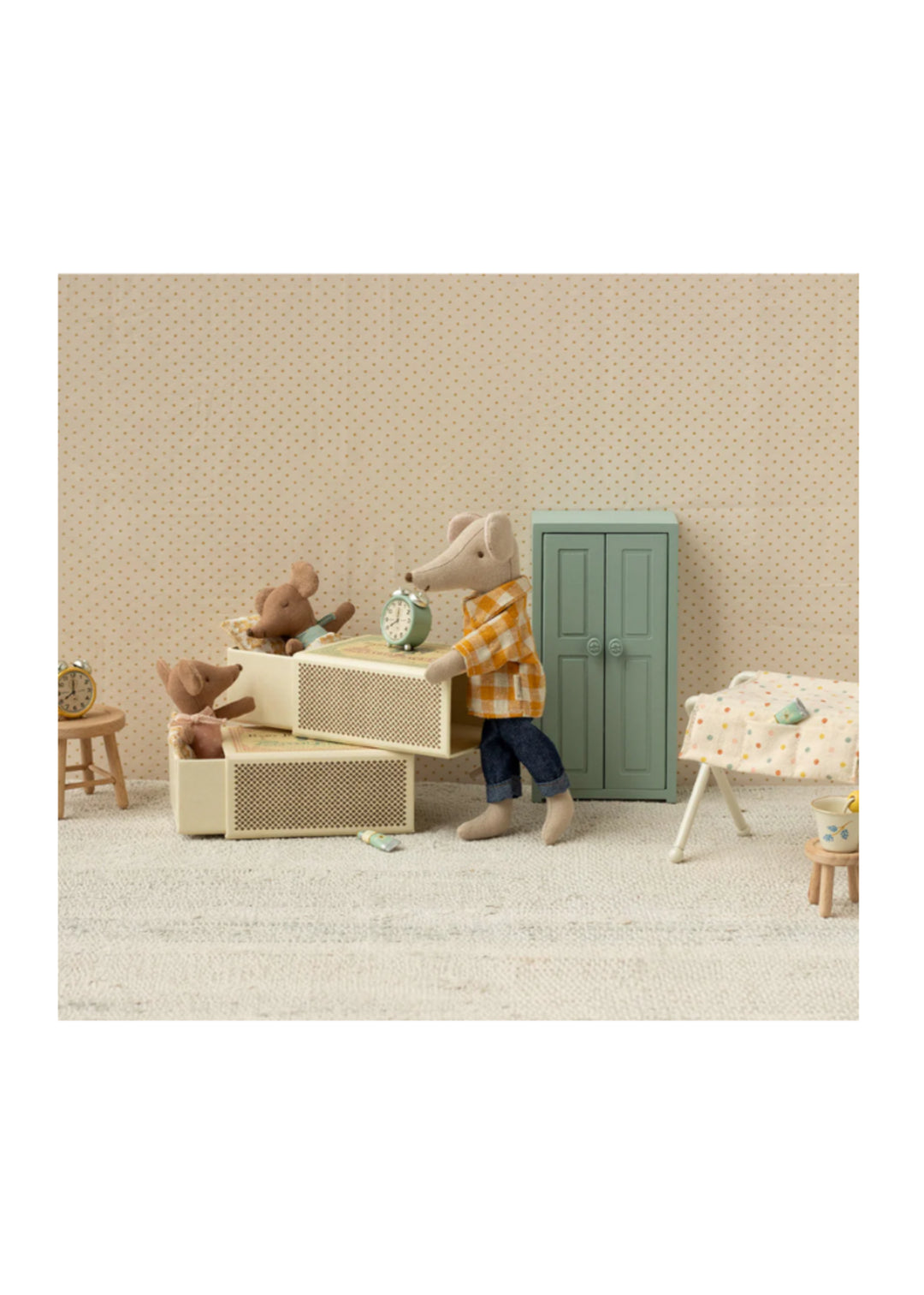 Sleepy Wakey Baby Mouse In Box - Blue - ألعاب الأطفال