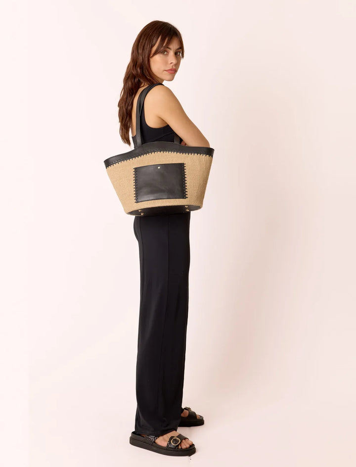 Raffia Large Tote Bag Val - مستلزمات