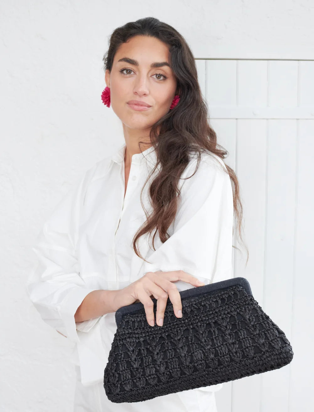 Rafia Clutch Bag - Anouk - مستلزمات