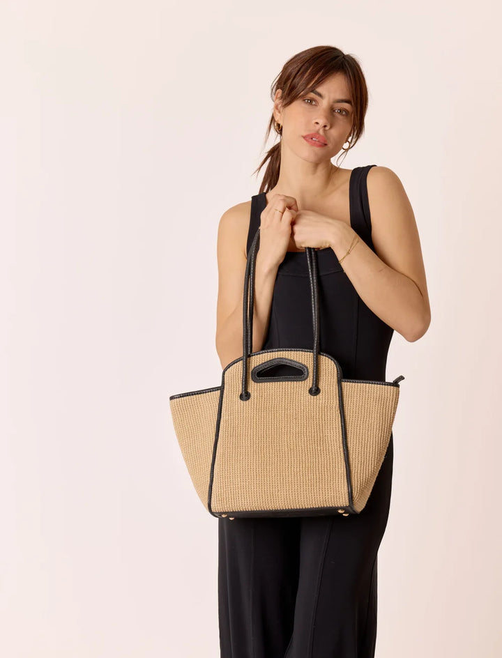 Raffia Large Tote Bag Nino - مستلزمات